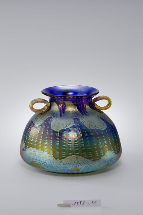 Glasfabrik Johann Lötz Witwe (Hersteller*in), Vase, Dekor Phänomen Gre 1/158, 1900