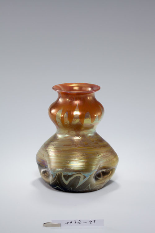 Glasfabrik Johann Lötz Witwe (Hersteller*in), Vase, Dekor Phänomen Gre 358, 1900