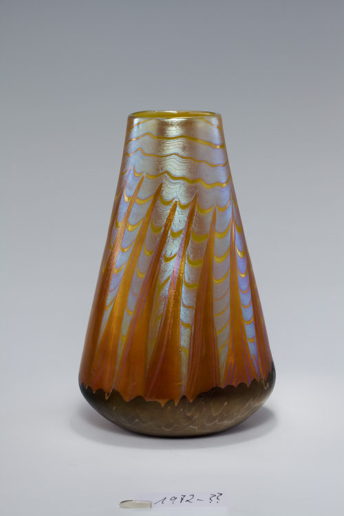 Glasfabrik Johann Lötz Witwe (Hersteller*in), Vase, Dekor Phänomen Gre 356, 1900