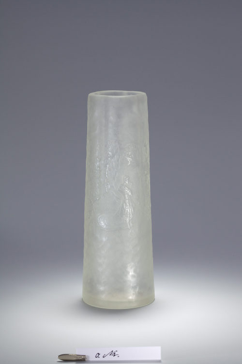 Émile Gallé (Entwurf), Vase mit Dame unter Bäumen, um 1890–1900