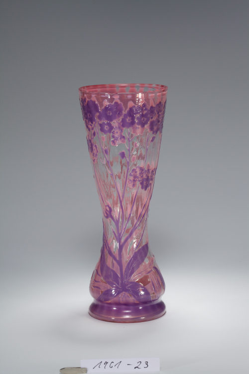 Émile Gallé (Entwurf), Vase mit Vergissmeinnicht, 1900–1904