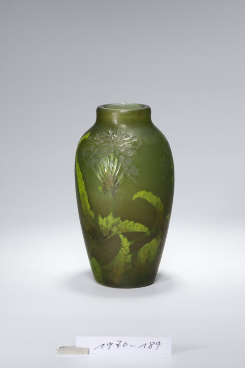 Émile Gallé (Entwurf), Vase mit Zweigen der Verbene, Um 1896/1897