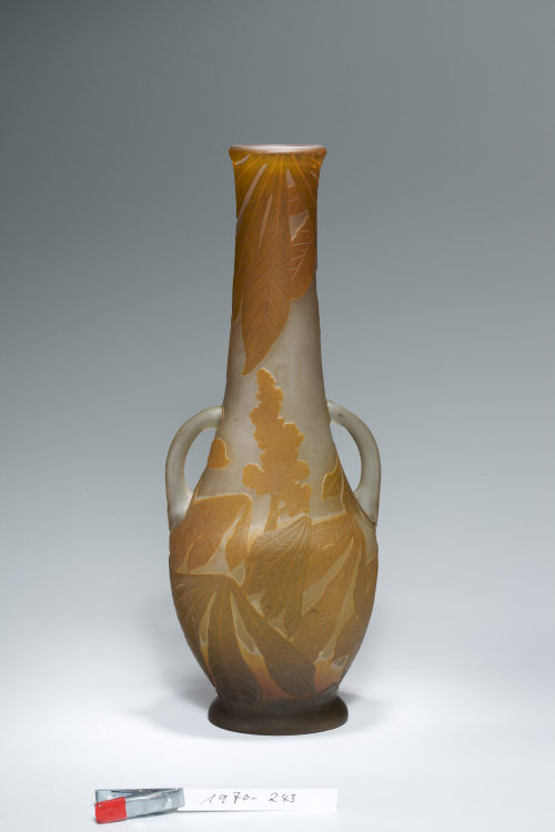 Gallé (Maison) (Ausführung), Vase mit Roßkastanien-Dekor, Um 1904–1906