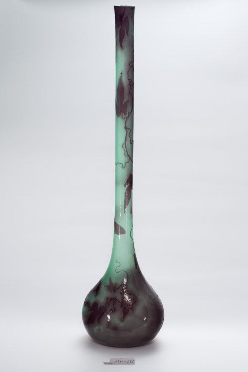 Émile Gallé (Entwurf), Bodenvase mit Ipomea-Ranke, um 1900–1902