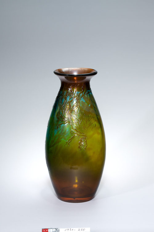 Gallé (Maison) (Ausführung), Vase mit Algendekor, um 1908–1918, Entwurf möglicherweise um 1906