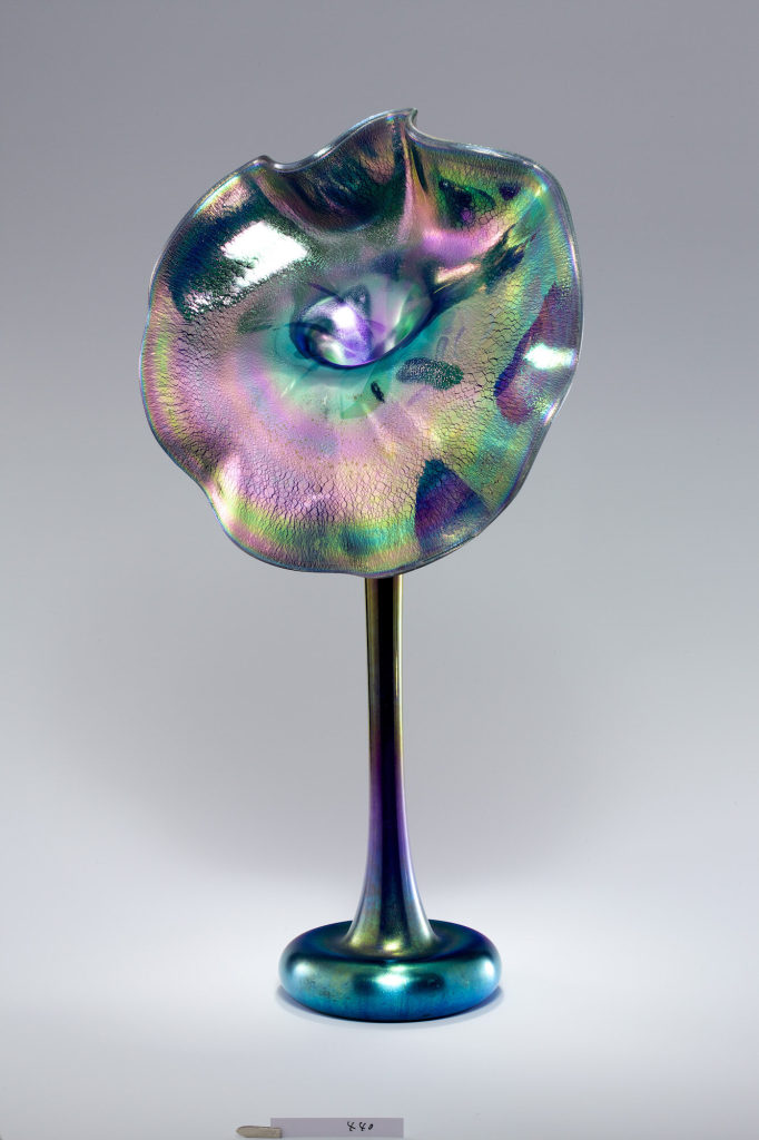 Favrile "Pansy" (Stiefmütterchen)-Glas