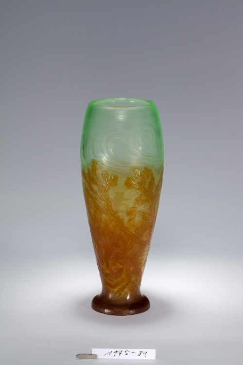 Émile Gallé (Entwurf), Vase mit Wasserpflanzen, 1902–1904