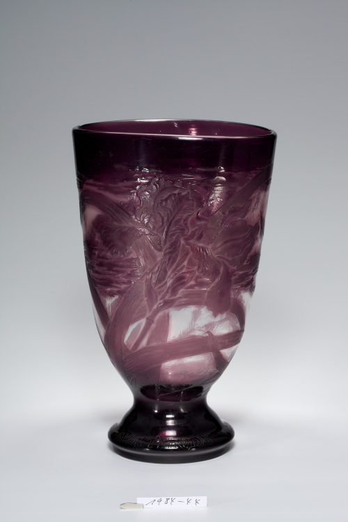 Émile Gallé (Entwurf), Vase mit Irisdekor, 1898–1900