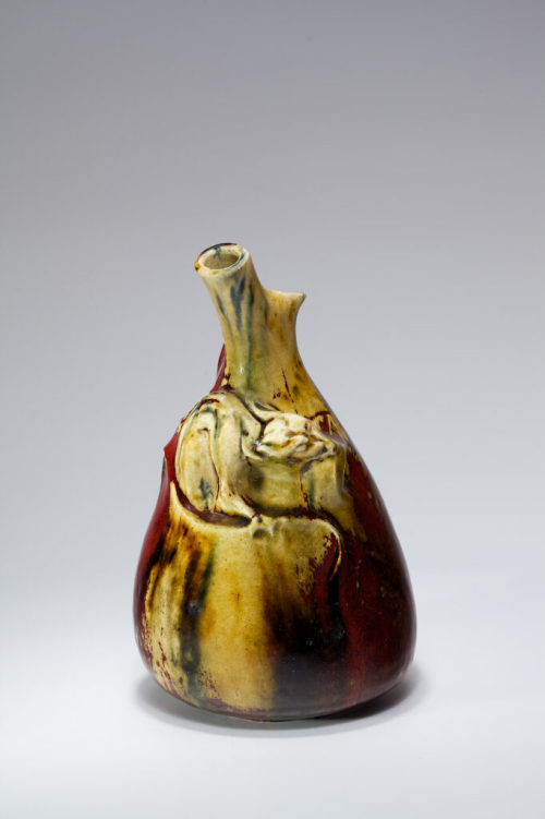 Pierre Adrien Dalpayrat (Künstler*in), Vase mit Nagetier, 1889 - 1893