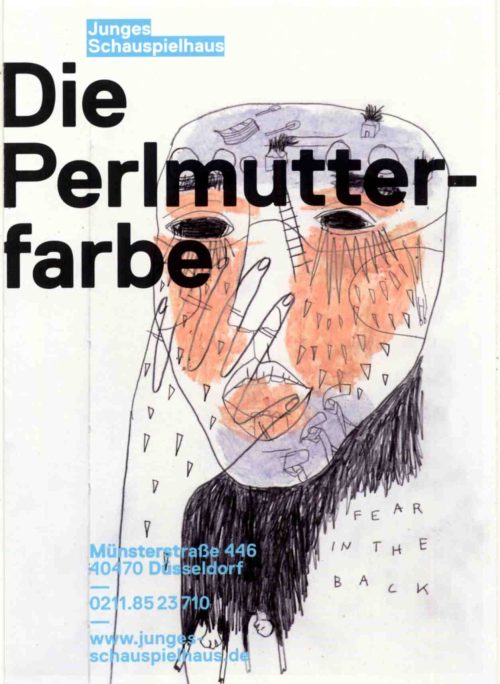 Programmheft zu "Die Perlmutterfarbe" von Anna Maria Jokl. Düsseldorf, 7.11.2013 (2013/2014).