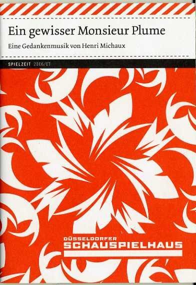 Ein gewisser Monsieur Plume von Henri Michaux (Programmheft)