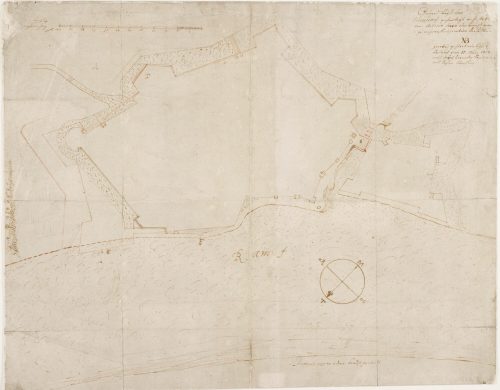 Antonio Serro (Vorlage von), Plan Grundriß der Stadt Düsseldorf von 1620, 1620