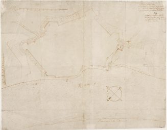 Plan Grundriß der Stadt Düsseldorf von 1620