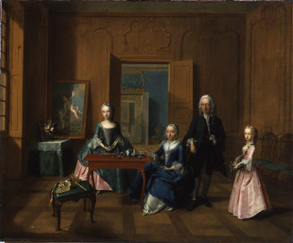 Johann Valentin Tischbein, Familienbild, 1752, Kunstpalast, Düsseldorf, Inv.-Nr. M 213