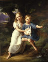 Wilhelm Schadow, Bildnis der Kinder des Künstlers, 1830, Kunstpalast, Düsseldorf, Inv.-Nr. M 19 ...