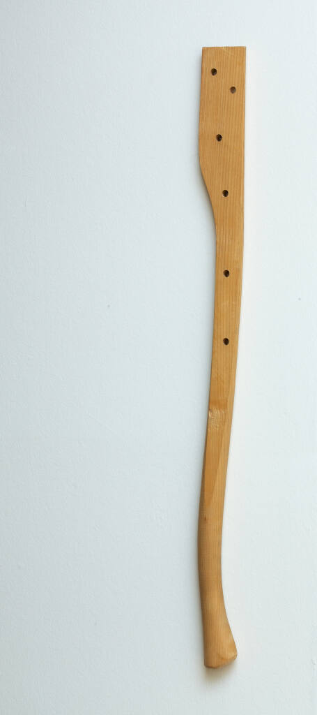 David Rabinowitch (Künstler*in), Tool handle Construction (with drilled holes), 1965