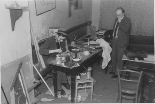 Alfred Tesch (Fotograf*in), Bei der Probe, ca. 1947