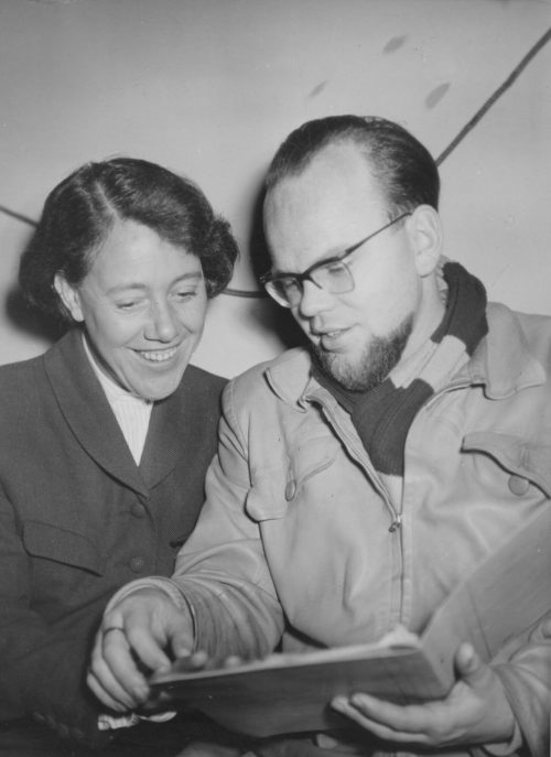 Ursula Knipping (Fotograf*in), Bei der Probe zum 11. Programm, 1951