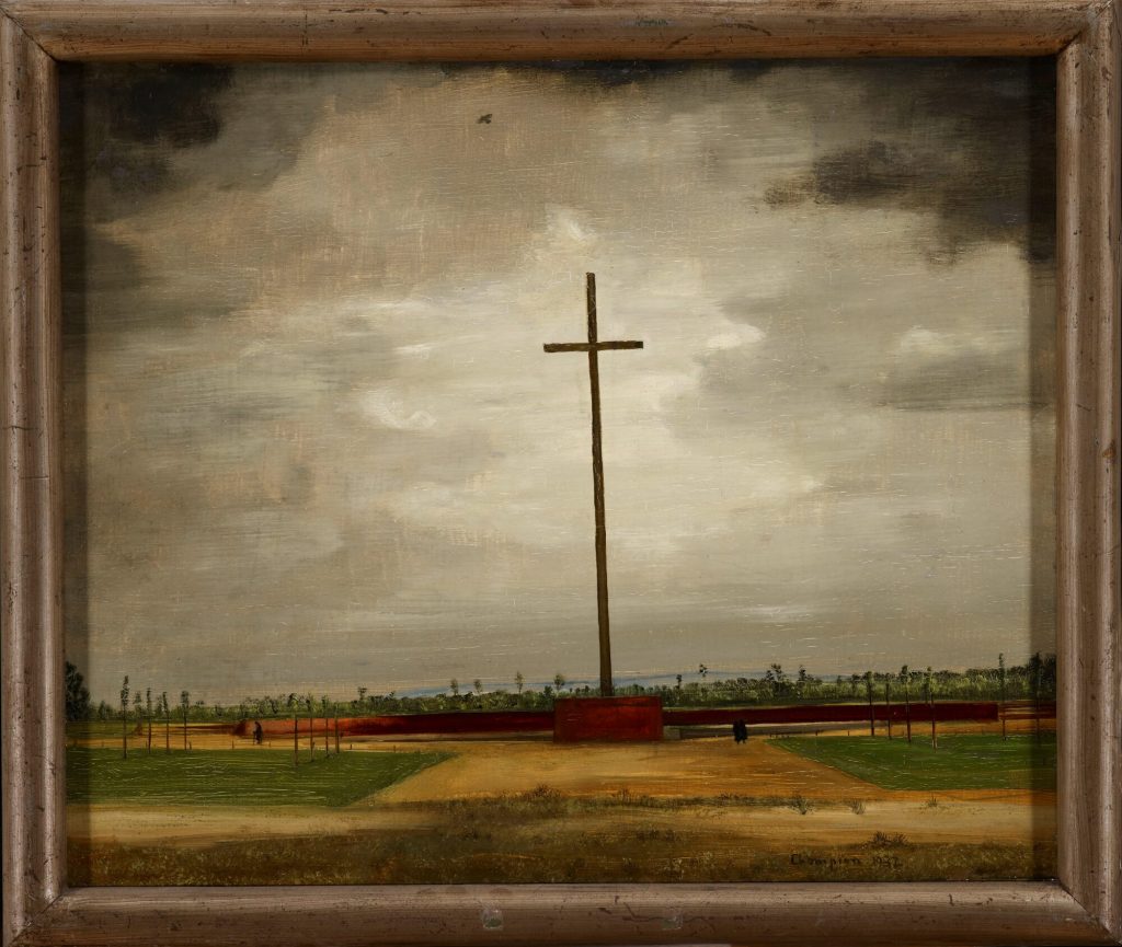 Landschaft mit Kreuz