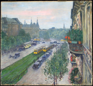 Olof Jernberg, Berliner Straßenbild (Am Knie), nach 1927, Kunstpalast, Düsseldorf, Vermächtnis  ...