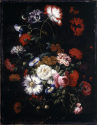 Jan Peeter Brueghel, Blumenstillleben in einer Glasvase, um 1660, Kunstpalast, Düsseldorf, Inv. ...