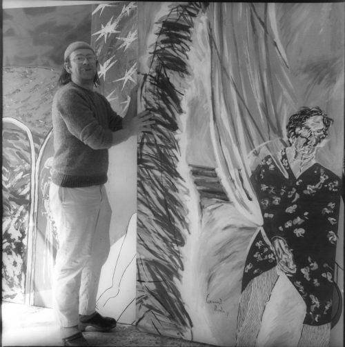 Erika Kiffl (Fotograf*in), Fernand Roda, Atelier Düsseldorf, Recherchen für "Treibhaus", 1981