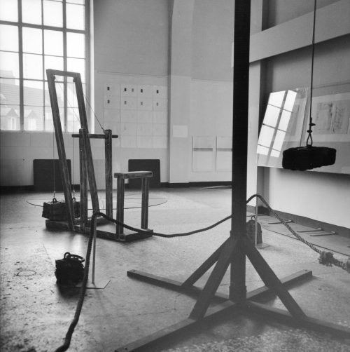 Erika Kiffl (Fotograf*in), Arbeit von Sandro Antal, Rundgang Kunstakademie Düsseldorf, 1980