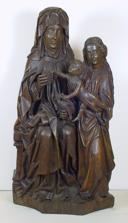 Meister Tilman van der Burch (Künstler*in), Hl. Anna Selbdritt, um 1480–1500