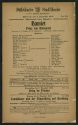 Theaterzettel zur Aufführung von "Hamlet" von William Shakespeare am 6. Dezember 1905 in Düssel ...