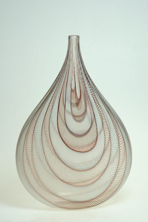 Vetreria Archimede Seguso S.a.s (Ausführung), Girlanden-Vase ("a festoni"), 1954 (datiert)