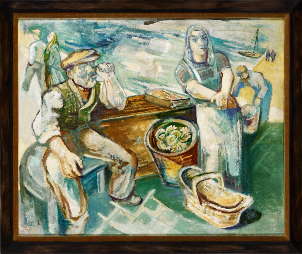 Stettiner Fischverkäufer, 1925