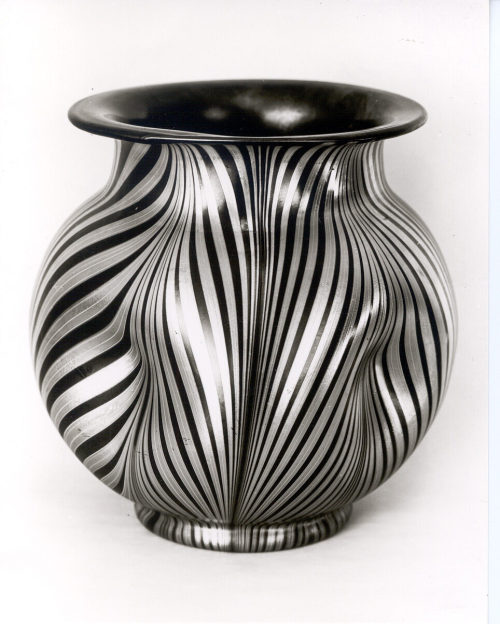 Glasfabrik Johann Lötz Witwe (Hersteller*in), Vase, Dekor "Phän. Gre 7501", 1890er Jahre