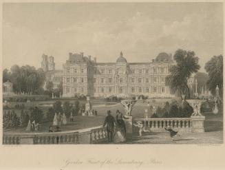 Garden Front of the Luxembourg - Paris