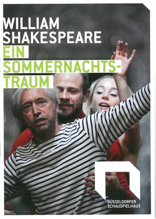 Programmheft zu "Ein Sommernachtstraum" von William Shakespeare. Düsseldorf, 20.9.2014 (2014/20 ...