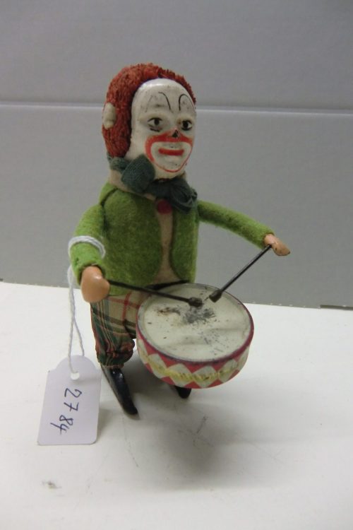 SCHUCO (Hersteller*in), Clown mit Trommel, 1930 - 1940