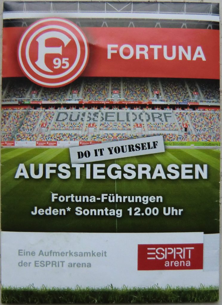 Aufstiegsrasen Fortuna Düsseldorf, 2012