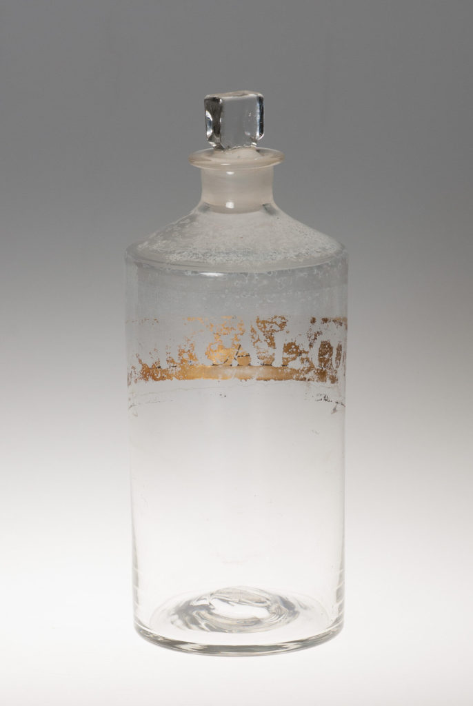 Apothekerflasche mit eingeschliffenem Stöpsel