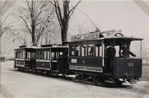 Unbekannt (Fotograf*in), Düsseldorfer Straßenbahn, 27.01.1896