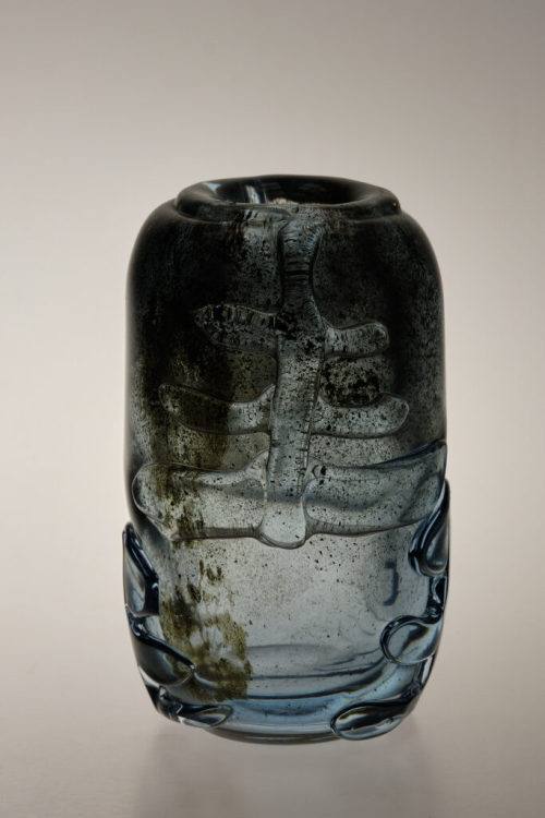 Henri Navarre (Entwurf), dickwandige Vase 638, um 1930