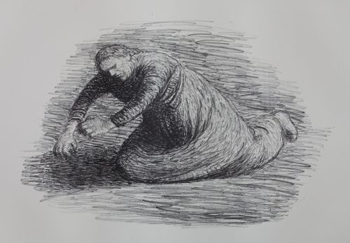 Ernst Barlach (Künstler*in), Der Blutflecken 1, 1912