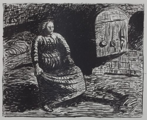 Ernst Barlach (Künstler*in), Die Frau am Herd, 1912