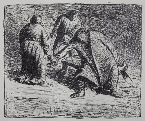 Ernst Barlach (Künstler*in), Mit fremder Schuld beladen, 1912