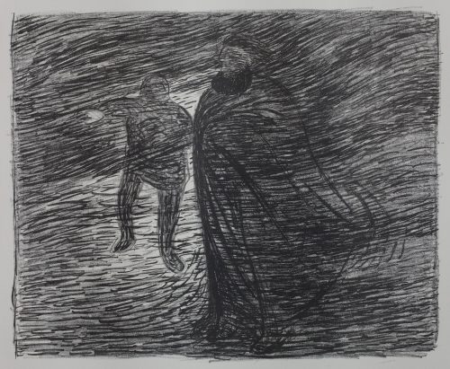 Ernst Barlach (Künstler*in), Erscheinung im Nebel, 1912