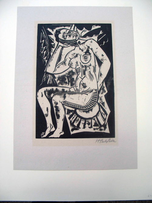 Max Pechstein (Künstler*in), Sitzender Akt, 1918