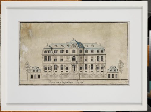 Carl Schnitzler (Künstler*in), Prospect des Churfürstlichen Jägerhof, um 1820