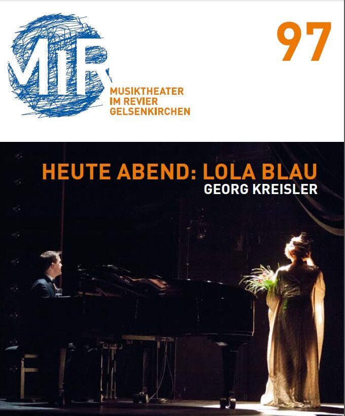 Programmheft zu "Heute Abend: Lola Blau" von Georg Kreisler. Gelsenkirchen, 13.2.2.2015 (2014/2 ...