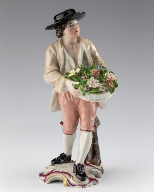 Johann Wilhelm Lanz (Modell von), Landmann mit Blumenkorb, 1756/1759