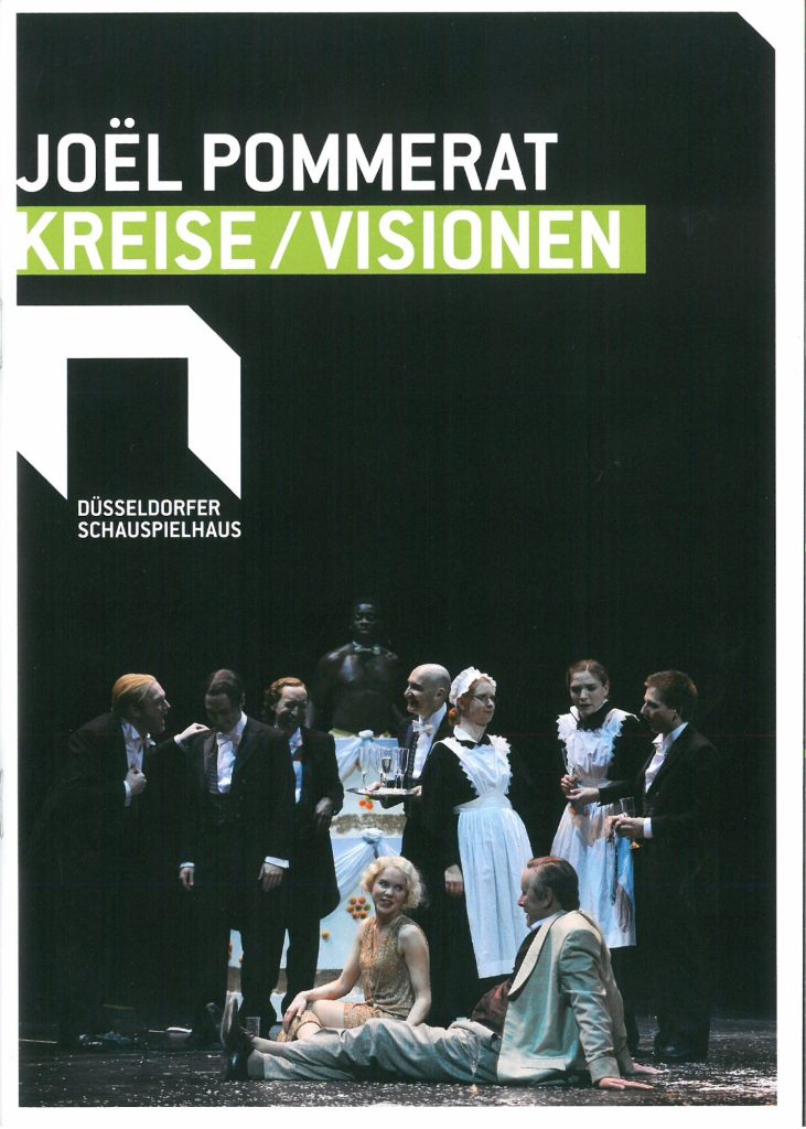 Programmheft zu "Kreise / Visionen" von Joel Pommerat. Düsseldorfer Schauspielhaus, deutsche Er ...