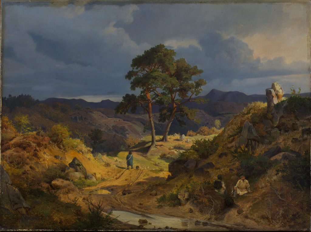 Andreas Achenbach - zugeschrieben, Landschaft im Charakter des Hunsrück, nach 1834, Kunstpalast ...