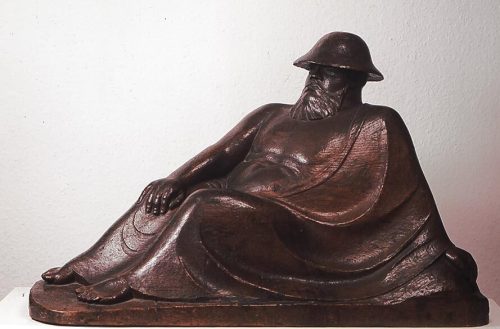 Ernst Barlach (Künstler*in), Ruhender Theodor Däubler, 1929